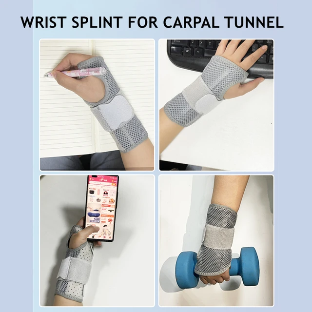 Breathable Wrist Support Professional Splint Wrist Brace Protector Band Arthritis Carpal Tunnel Hand Sprain Tendinitis Wristband 5