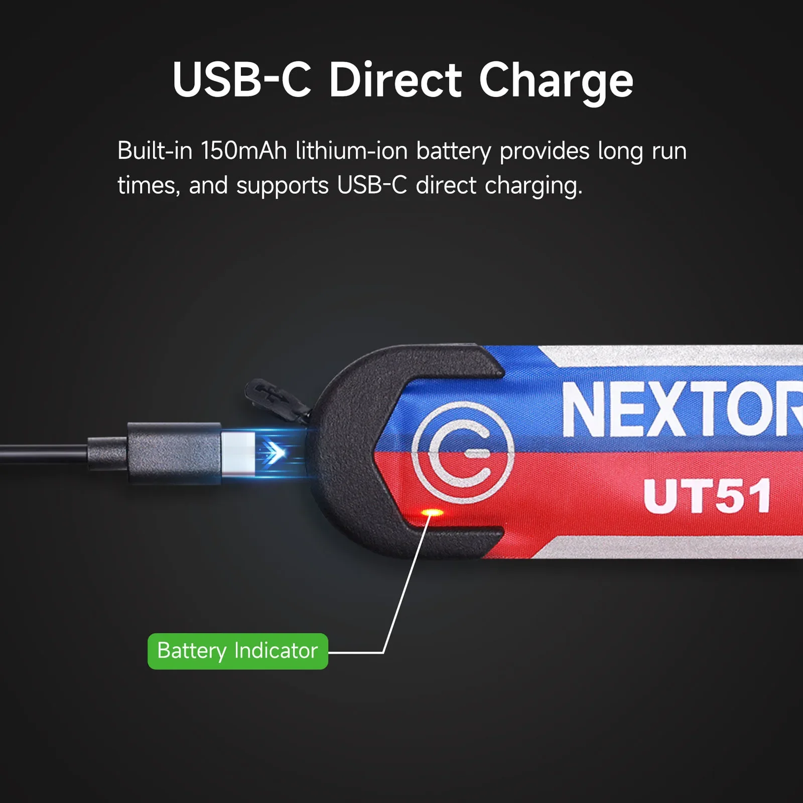 Рисунок 5 - NEXTORCH UT51 флэш-браслет с красным