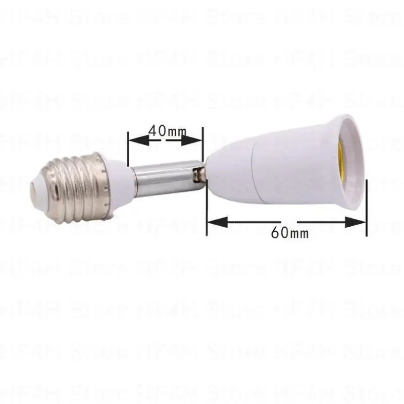 Flexible Position Holder Extender for E27 Socket Adjustable E27 to Base Converter for Screw Bulb Extension Adapter k5 For Lamp Socket Extender