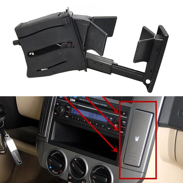 For Polo 9N 2002 2003 2004 2005 2006 2007 2008 2009 2010 Car Center Console  Cup Holder 6Q0 858 602 6Q0858602E