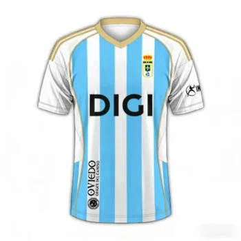 T-shirt sportiva da uomo a maniche corte a righe verticali, traspirante ad asciugatura rapida, adatta per il calcio, sport all'aria aperta, uso quotidiano