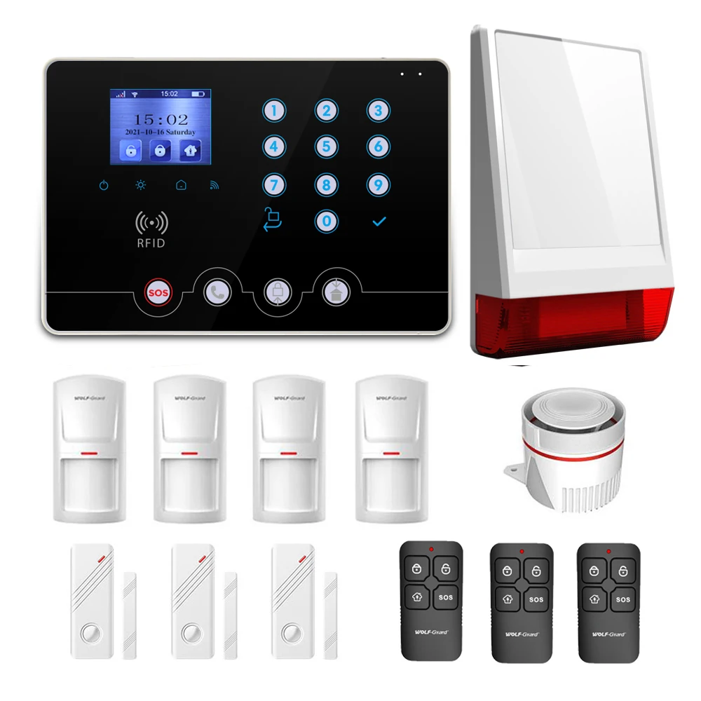 Smartlife 4G WIFI Tuya GSM hub Alarm home security alarm system