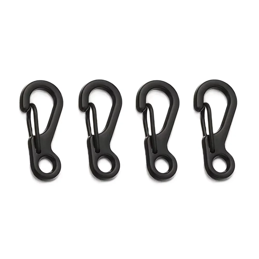 Key Chain Clip 4/10Pcs Carabiner D-Ring Spring Clips Mini Aluminium Alloy Hang Buckle Outdoor Camping