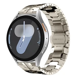 Elegant Stainless Steel Quick Fit Metal Strap, 20mm, No-Gap Design Business Bracelet for 20mm (Titanium)
