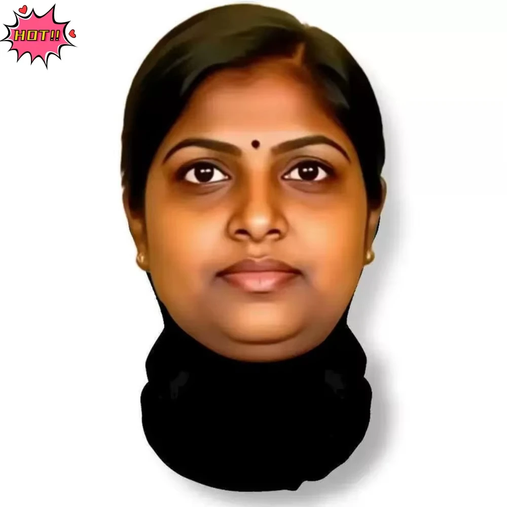 Indian-Style Novelty 3D Printed Cosplay Mask - Realistic & Breathable Party Headgear