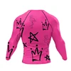 Boxing Compression MMA T-Shirts Shorts for Men Gym Workout Sportswer Undershirts Sets Rash Guard Athletic Rahsguard T-Shirt Tops 6