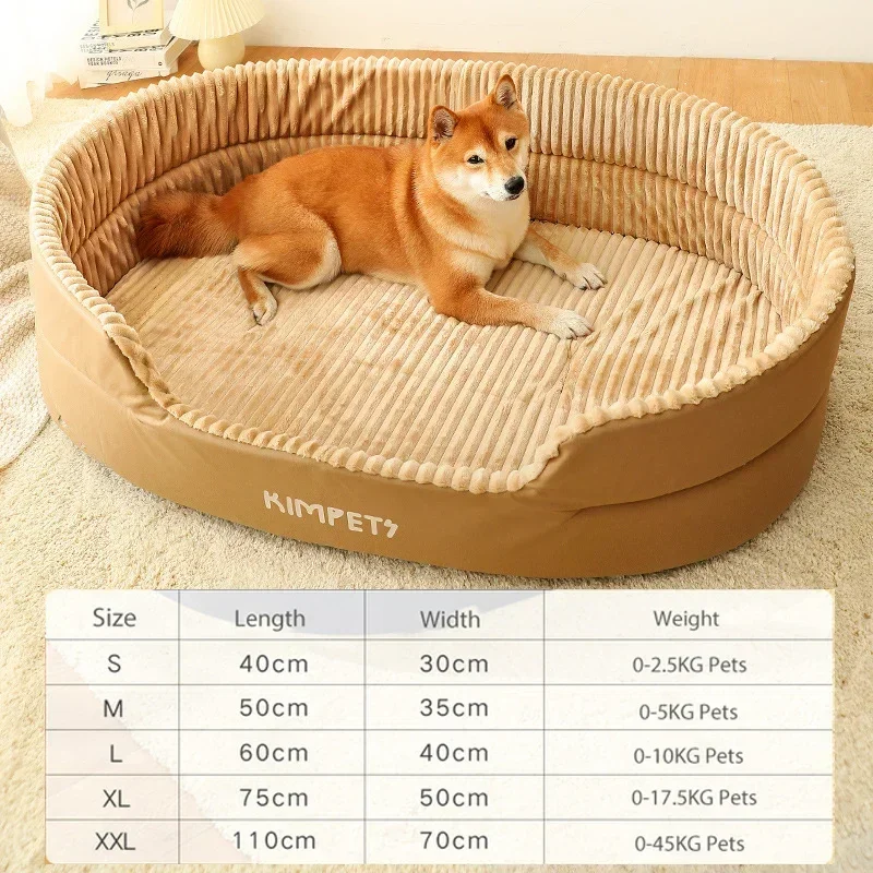 Big Bed Pet Sleeping Bes Large Dogs Accessories Pet Items Pet Medium Waterproof Cushion Mat Supplies Kennel Products Home Garden images - 6