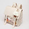 Women Japanese Ita Bag Transparent Pocket Ladies Backpack College Style Student School Bag Itabag Travel Backpack 1