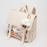 Women Japanese Ita Bag Transparent Pocket Ladies Backpack College Style Student School Bag Itabag Travel Backpack 1