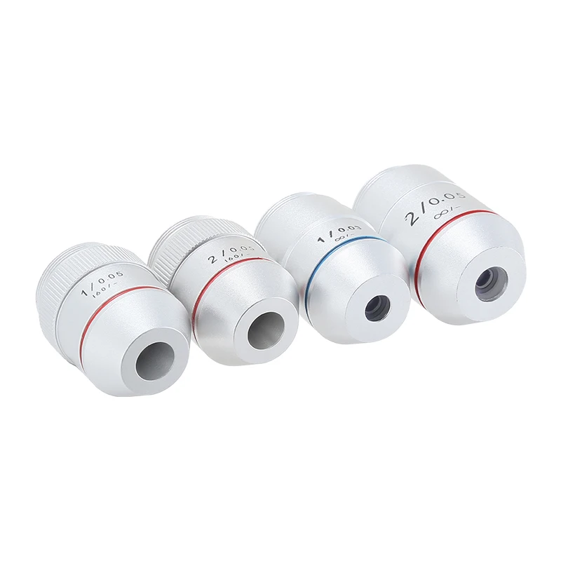 Microscope Objective Lens 1X 2X Microscope Accessories 10X Achromatic ...