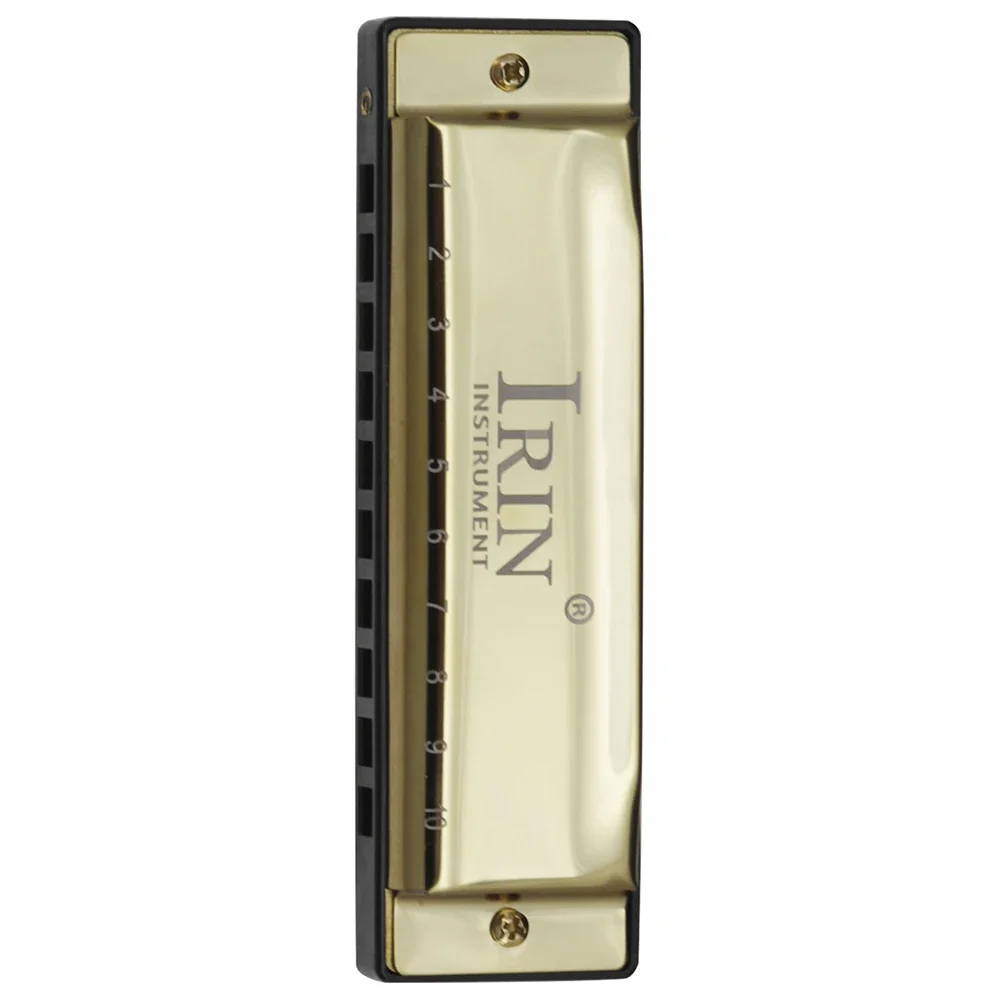 Chromatic harmonica diatonic harmonica 10 holes 20 G tone with case jazz band mouth organ for children adults beginners