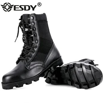 Leather Tactical Combat Boots 1