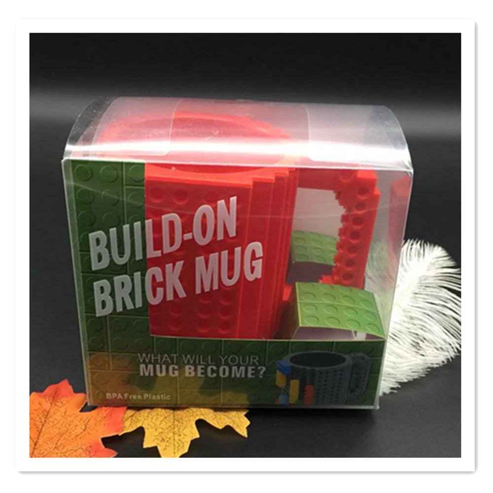 커피잔 모양 재미있는 블록 창의적 개성 조립 DIY 마크 핸디 선물 물회색 파랑 분홍 어린이 성인 남자아이