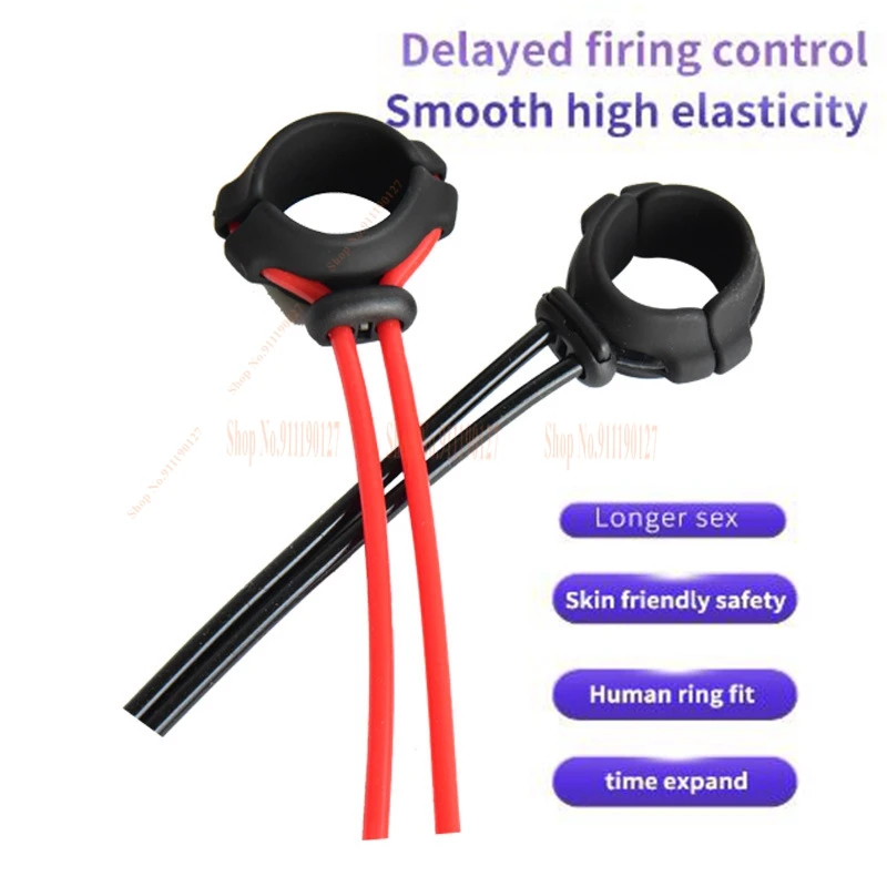 Adjustable Delay Ring For Men Linen Ejaculation Control Device_voghion.com