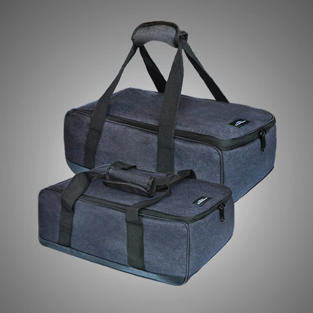 

Outdoor Camping Cookware Bag Portable Waterproof Pot Stove Storage Gas Tank Bags Hiking BBQ Camping Picnic Tableware Organizer