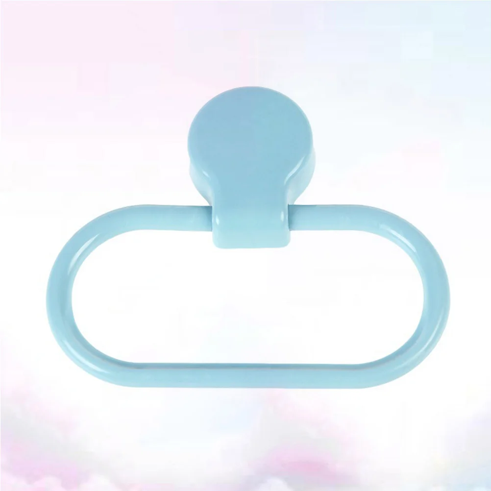 

Towel Holder Ring Bathroom No Dilling Plastic Towel Rack Wall Mounted Hand Towel Storage Rack Towel Organizer Kitchen Bathroom