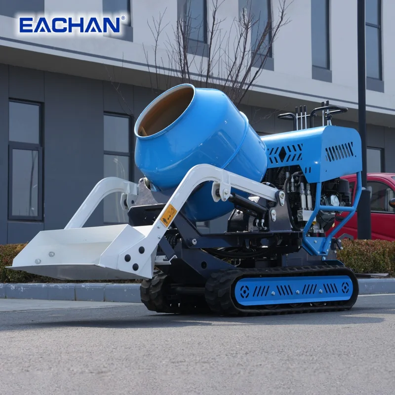 Gute Qualität Mini Beton Mixer Track Dumper Automatische Selbst Laden Beton Mixer Lkw Kleine Diesel Beton Mixer Angepasst