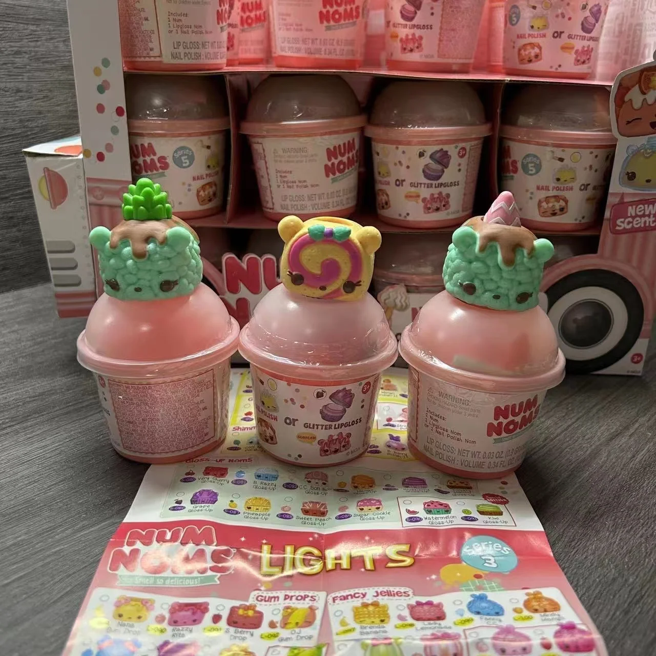Num Noms series 5 Slime Surprise Toys for Girls Fluffy Slime Mystery Makeup Lip Gloss Smell Snackables Kawaii Dolls makeup toy princess pretend toys cosmetics set