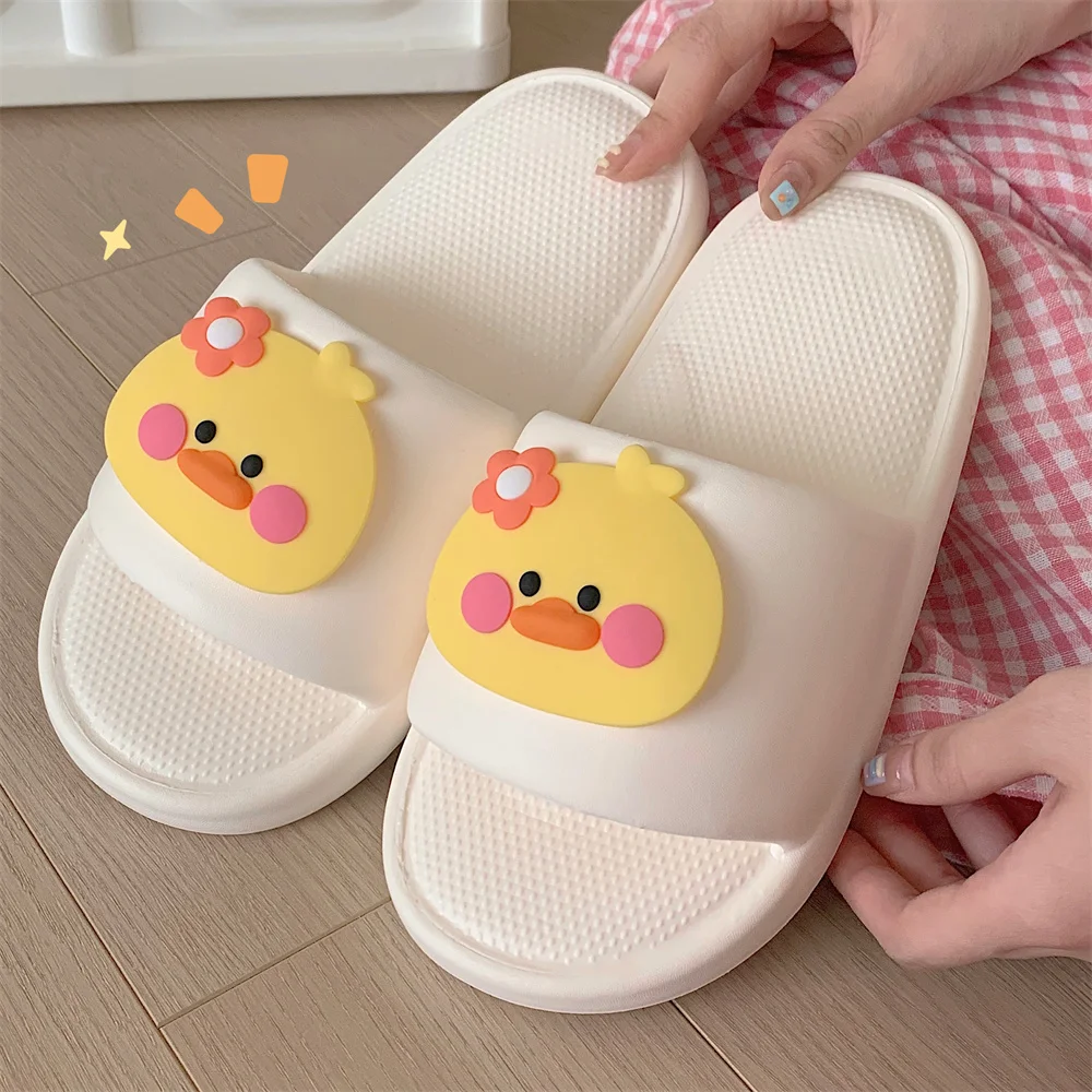 

Man Women Duck Slippers For Women In Summer Non Slip Bathroom Shower Slippers For Indoor Outdoor Beach Slipper