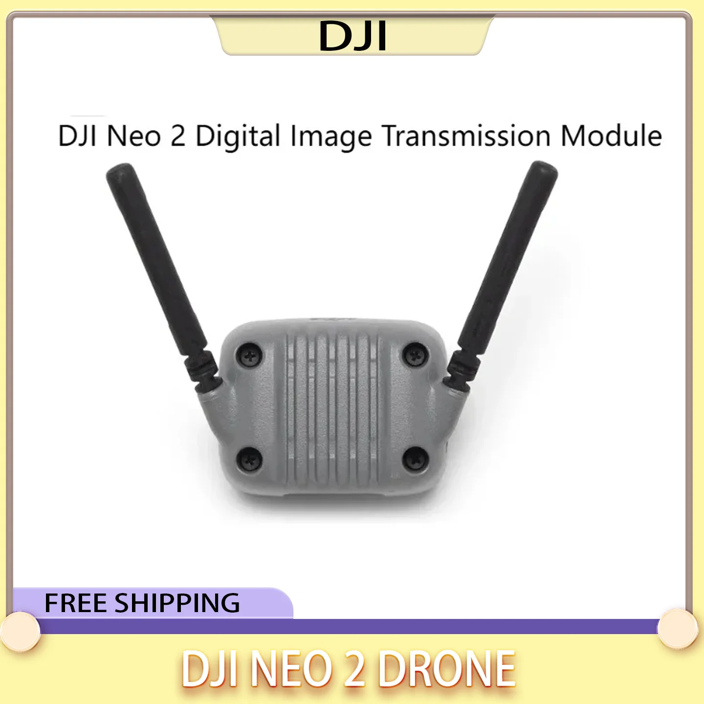 Module transmission image numérique DJI Neo 2, accessoire drone original pour vol FPV, vue détaillée
