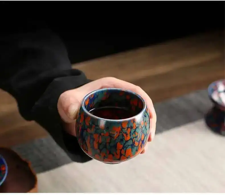 Description Picture 3 of itemTea Cup, Master Cup, Single Cup, Japanese Ceramic Kung Fu Tea Set, Tea Tasting Cup, Bamboo Hat Cup, Coffee Cup