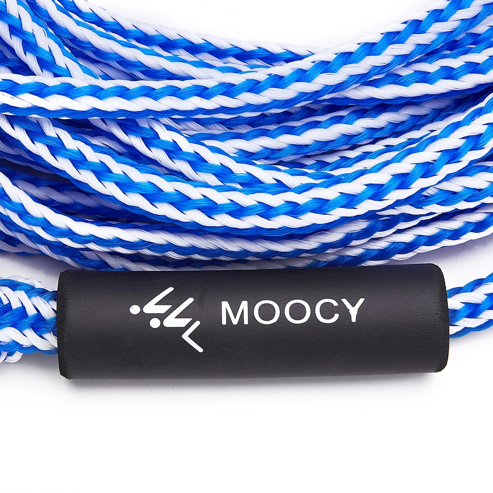 Tube Ropes Adjustable Length Boat Tube Towable Rope UV-resistant with Rope Keeper Surfing Water Sport Accessories