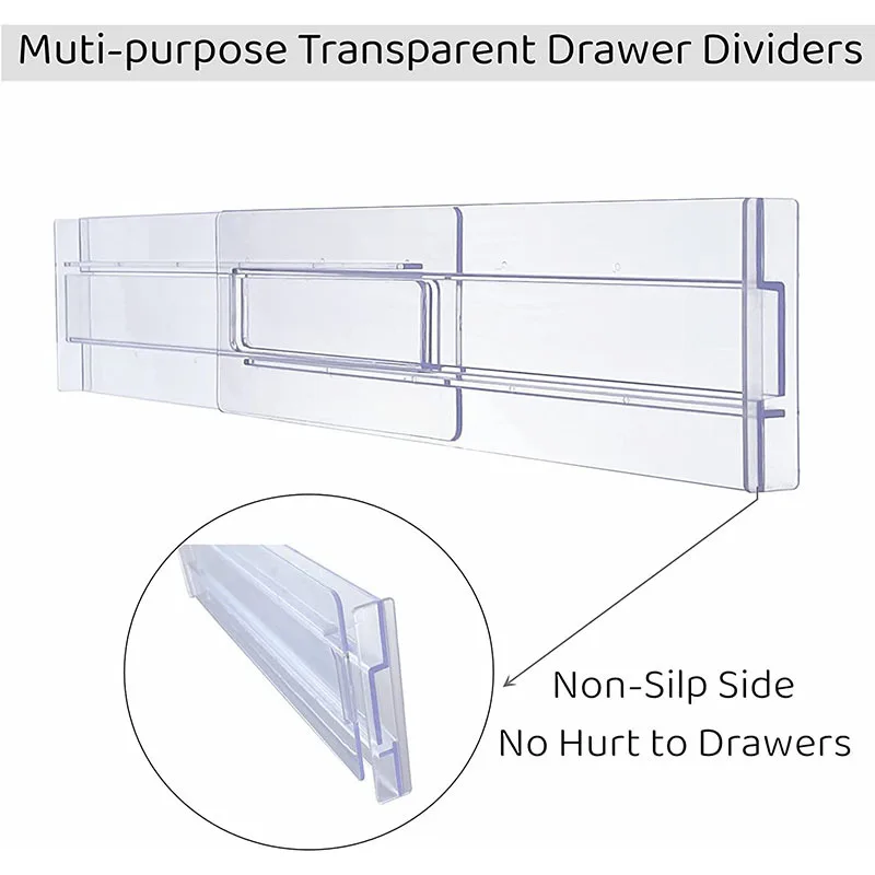 Drawer Divider Drawer Organizer Underwear Storage Organizer Underwear Storage Box Clothes Organizer Adjustable Storage Drawers Divider Retractable Drawer Partition Holder Stationery Underwear Clapboard Kitchen Drawer Organizer