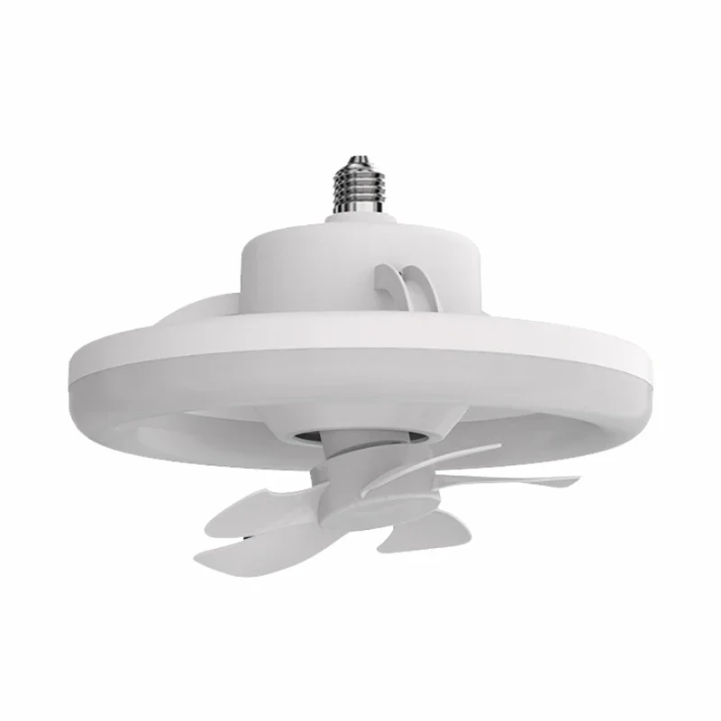 360&deg; Rotation Ceiling Fan with LED Light ＆ Remote Control E27 Cooling Electric Fan Lamp 3 Speed Chandelier for Room Decor