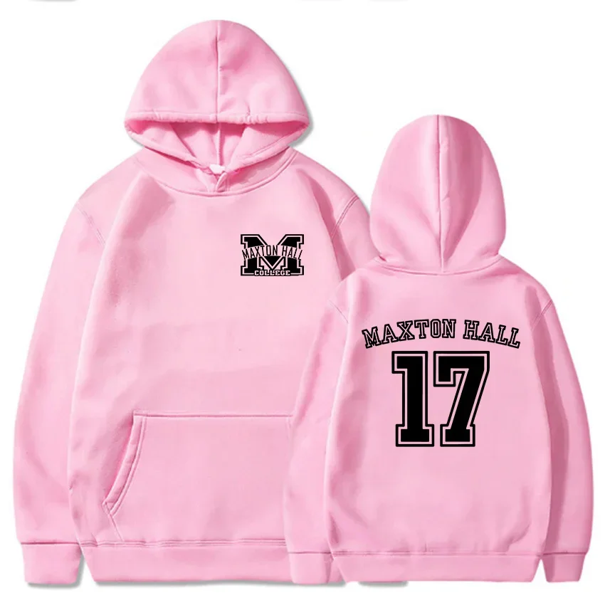 Maxton Hall 17 TV Graphic Hoodie The World Between Us Sweatshirt Sudaderas Para Mujer Casual Unisex Clothing Winter Comfortable 6