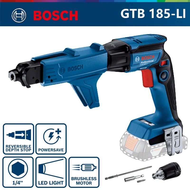 Bosch Professional Cordless Drywall Screw Gun GTB 185LI Brushless