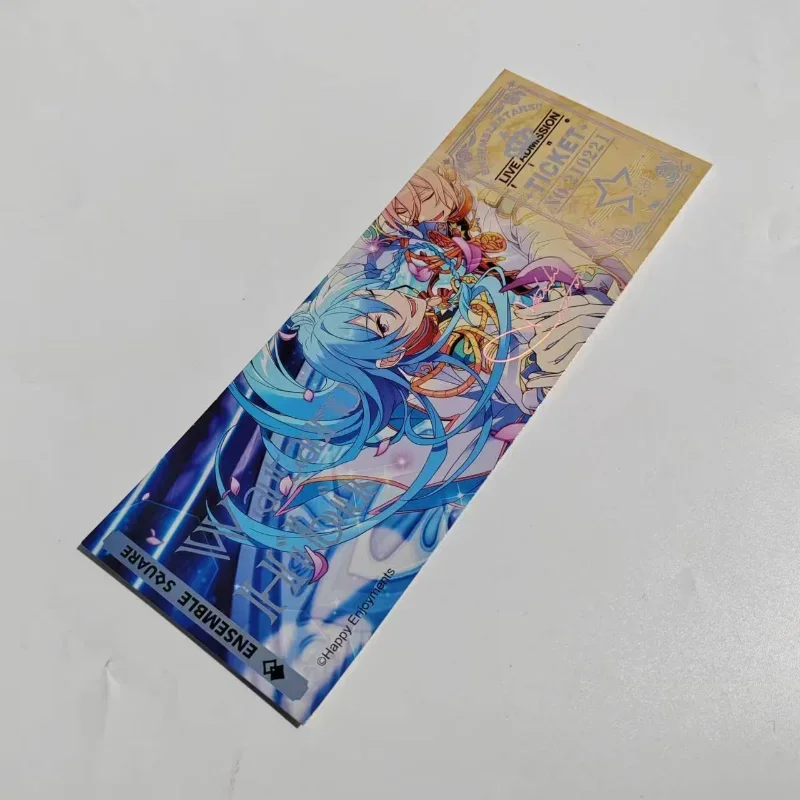 Anime Ensemble Stars Cosplay Double-sided Laser Ticket Photo Cards