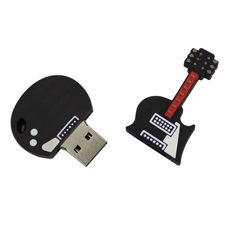 

USB 2.0 U Disk Flash U Disk Electric Memory Stick Guitar Model USB 2.0 Flash Drive Storage Thumb Pen