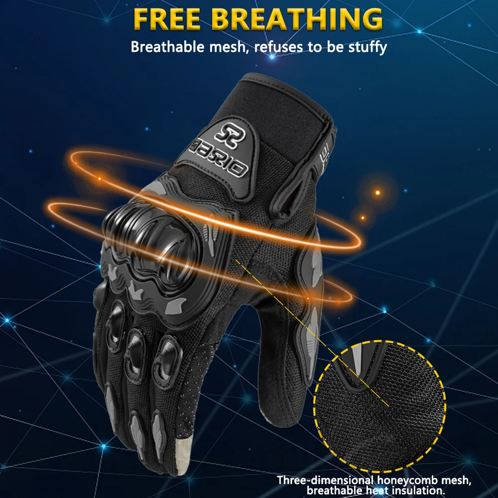 Motorcycle Cycling Glove Touchscreen Motocross Glove ATV MTB Mesh Breathable Wear-resistant Non-slip motorcycle gloves sports gloves cycling gloves