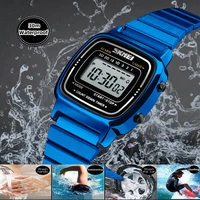 Skmei Women Bracelet Dress Watches Luxury Brand Stainless Steel Strap Fashion Waterproof Digital Chronograph Wristwatch - Image 5