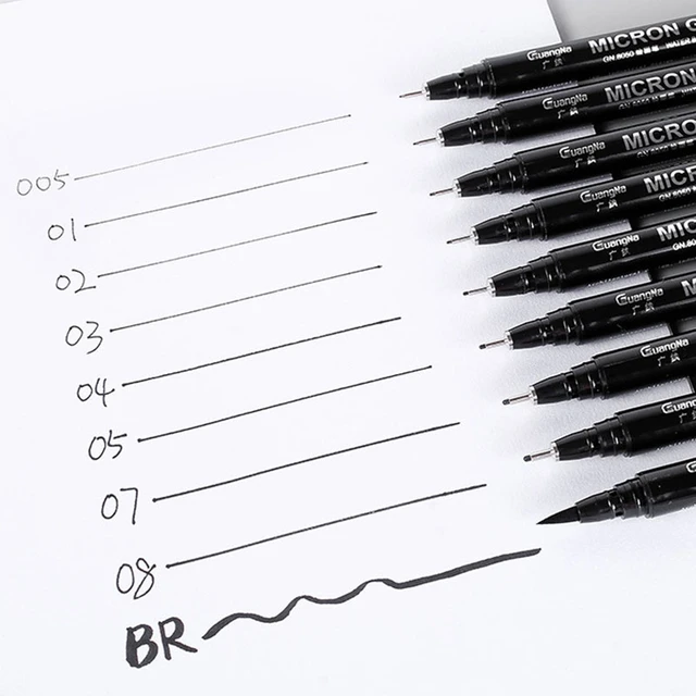 Uni Pin Pen - Pigment Ink - Size 05 - 0.5 mm - Black