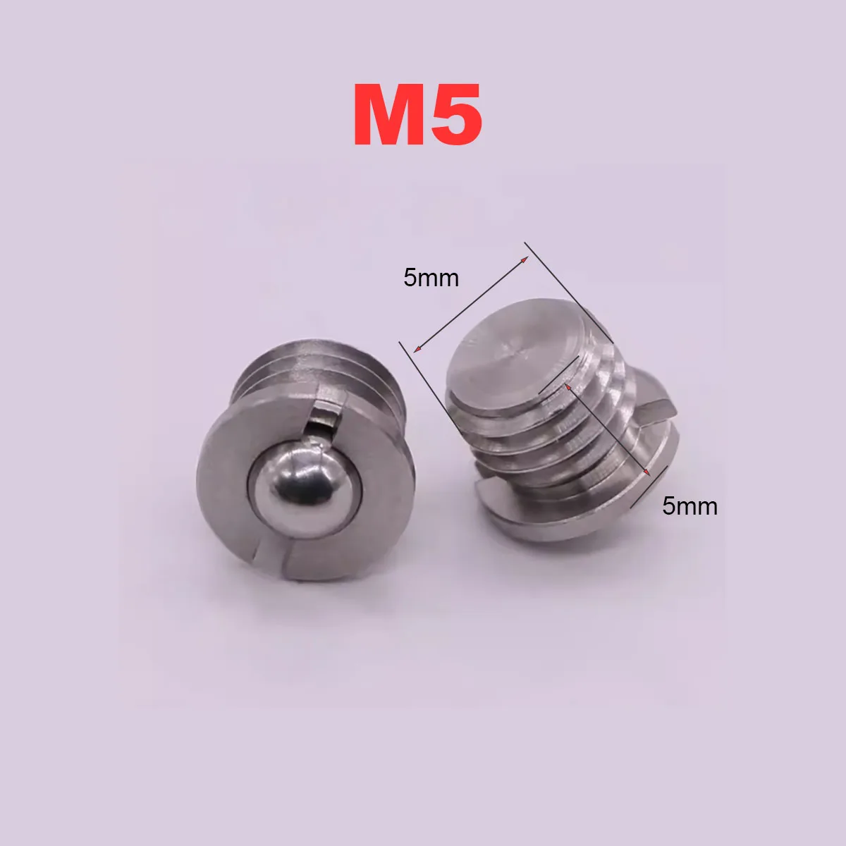 Press In Ball Head Plunger/Flange Type Stainless Steel Spring Positioning Ball Step