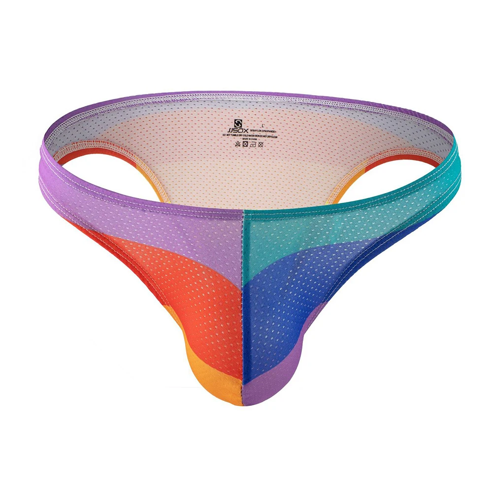 

Трусы-стринги мужские с низкой посадкой, пикантное модное мягкое нижнее белье с принтом, дышащие трусы-танга