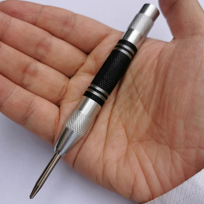 

Automatic Centre Punch General Woodworking Metal Drill Adjustable Spring Loaded Automatic Punch Hand Tools for Metal Wood Glass