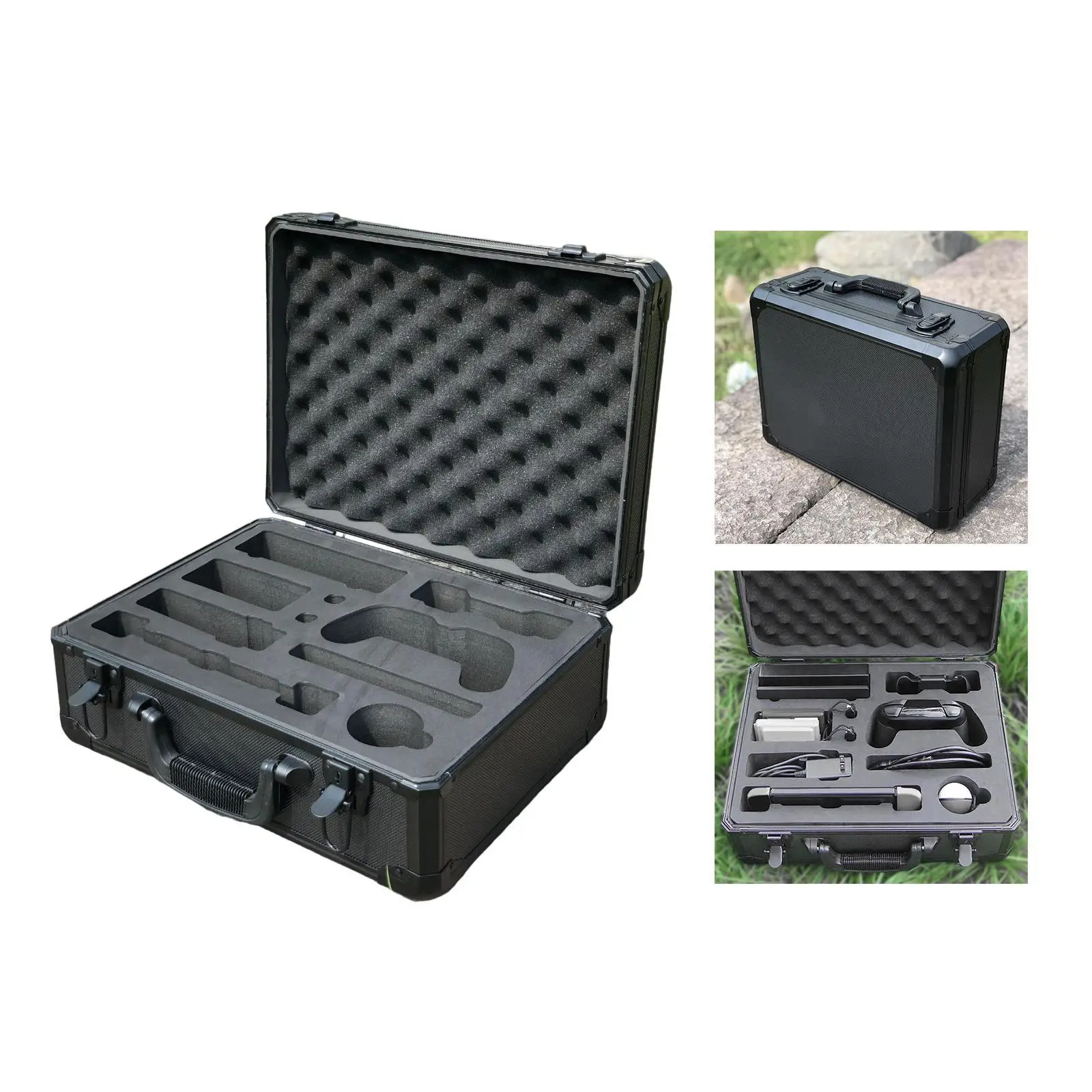 Travel Game Bag Soft Lining Hard Case for Controller Game Accessories Parts