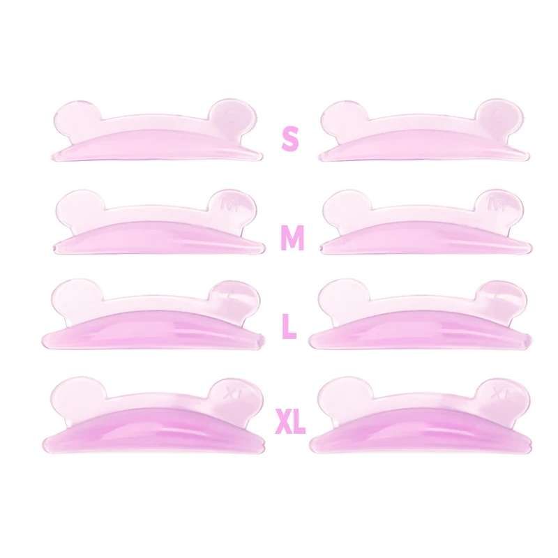 4Pairs Wimpern Lifting Kit Silikon laminierung Pad Wiederverwendbare Wimpern Dauerwelle Stangen 3D Wimpern Verlängerung Curler Pad Make-Up Liefert – Detail 6