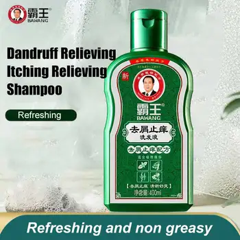 Shampoo Antiforfora e Antiprurito Bawang con Menta Rinfrescante, Formula Erboristica per Forfora e Cuoio Capelluto Pruriginoso