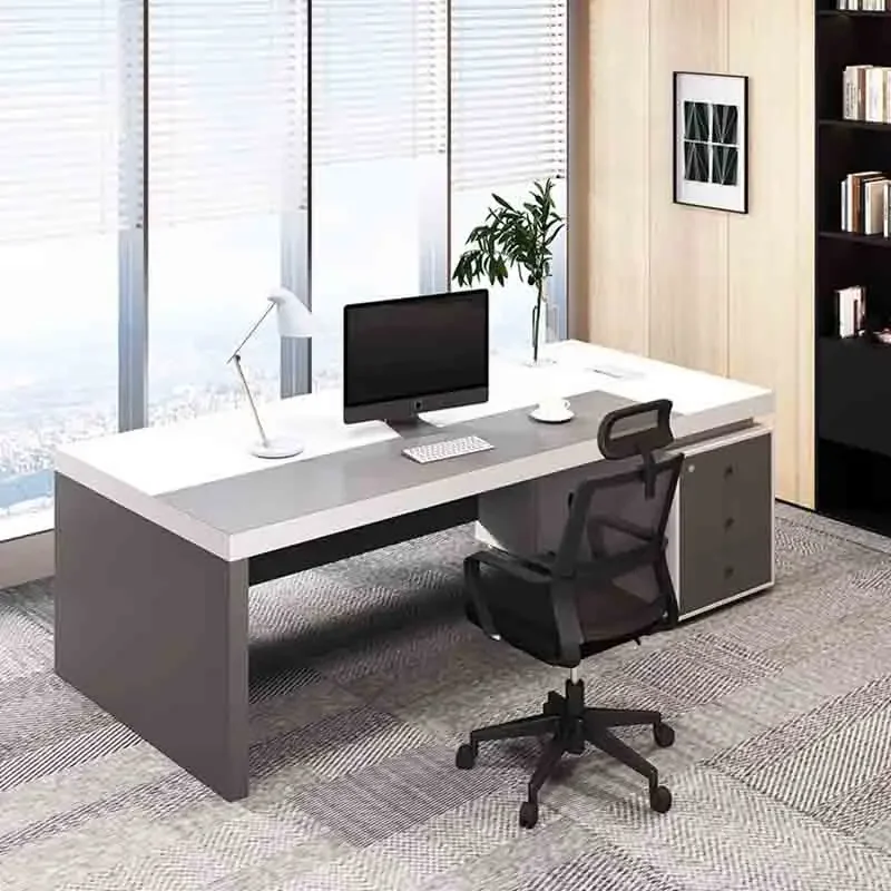 Reading Laptop Office Desks Wooden Reception Writing School Office Desks Floor Drawers Scrivania Ufficio Lavoro Modern Furniture wooden floor pc