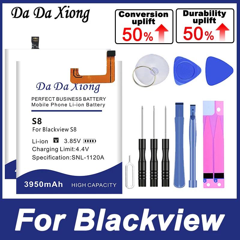 Batteria Muslimex V685780P Bv10 Bv5100 Per Blackview S8 A9 Bv10 A30 Bv5100 Bv6100 Bv6300 Bv9100 Bv5800 P6000 Bl6000 Bv9900 Pro