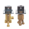 Square Bathtub Tap Waterfall Faucet Bath Tub Mixer Deck Mounted Tub Split Body Bathroom Faucets Mixer Diverter 2/3 Ouput 1