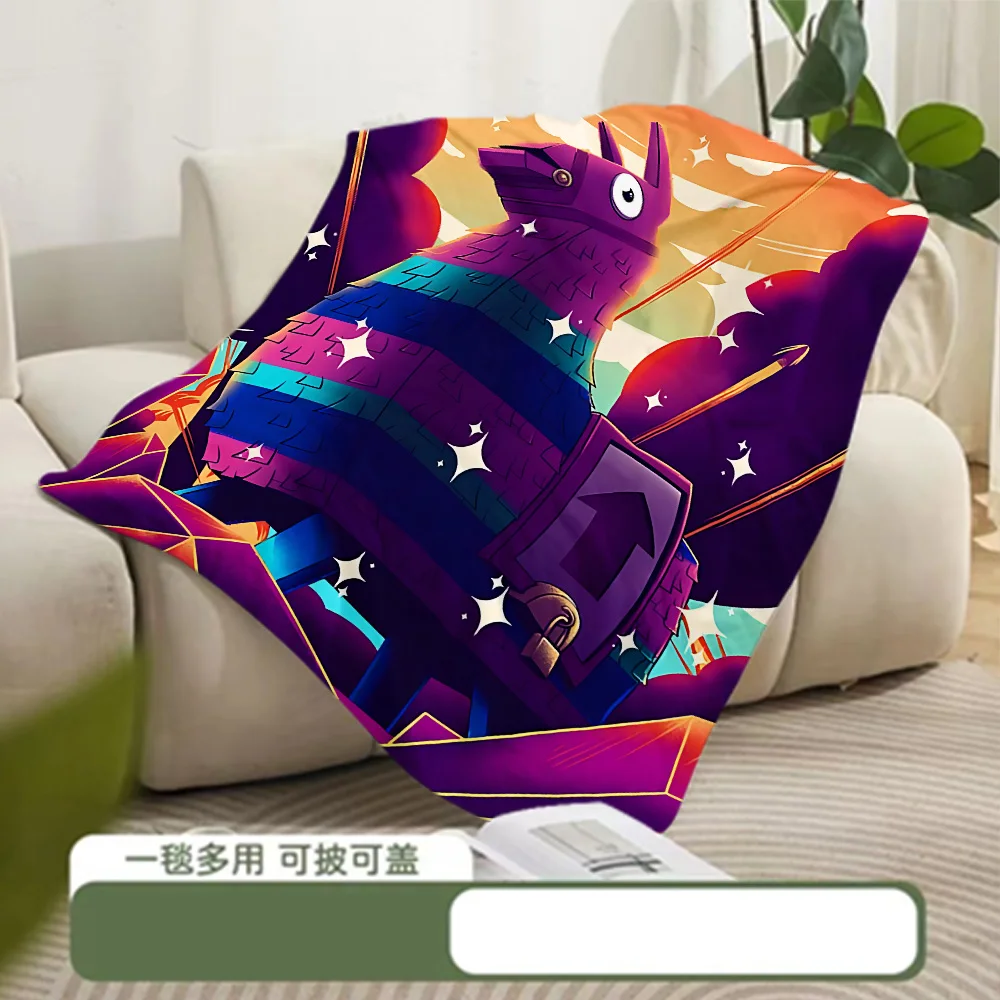 Hot Game Printed Blanket Picnic Blanket Cartoon F-FORTNITES Warm Blanket Soft and Comfortable Home Travel Birthday Gift 2