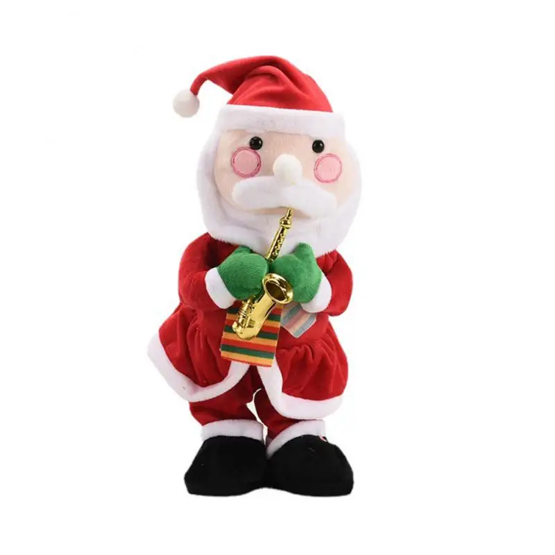 Christmas Electric Plush Toys 44x17cm Singing Dancing Funny Creative Christmas Decoration Plush Doll Gifts For Kids Twisting Elk