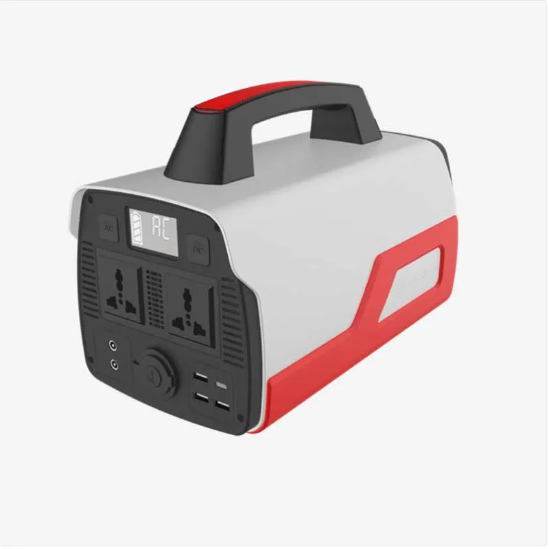 

Портативная электростанция 500 Вт, блок батарей резервного копирования солнечного генератора 110 Вт/500 Вт переменного тока, портативная Мобильная мощность