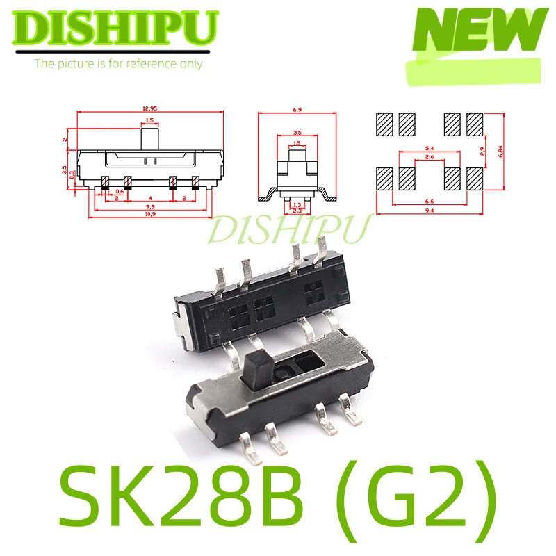 10–30 Stück Kippschalter Ss-23E04G3 G4 (2P3T) (2P2T) Ss12D00 Ss12D10 Ss12D11 Sk13D07V Ss12F15V Ss12D07V Sk01L Sk02Lsk09 Sk09B Sk09 – Detail 28