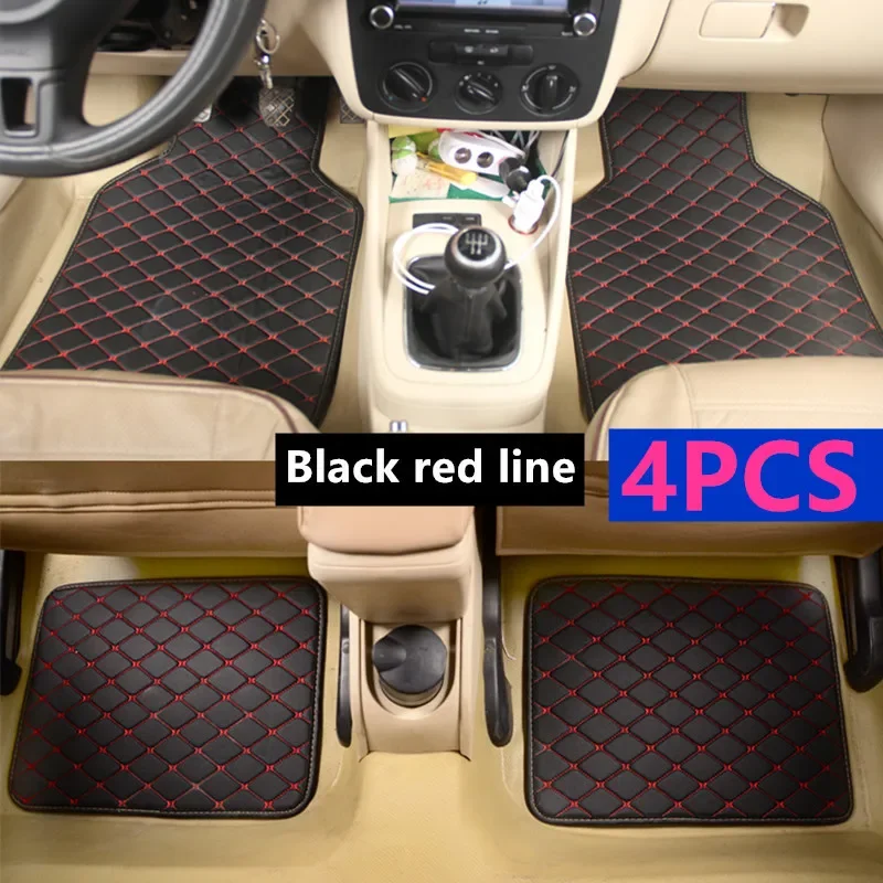 자동차 가죽 방수 플로어 매트, 범용 BMW 시리즈 X5 F15 F31 E39 520i E60 F07 GT F10 520d E39 530d
