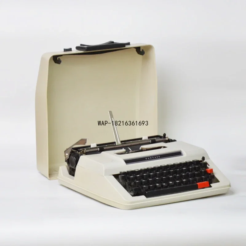 타자기 영어 기계 1980년대 일반 사용 레트로 문학 선물 중세 옛날 물건